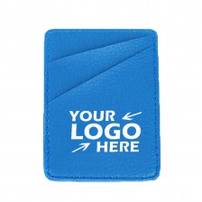 Leatherete Adhesive Cell Phone Wallet for Two Cards